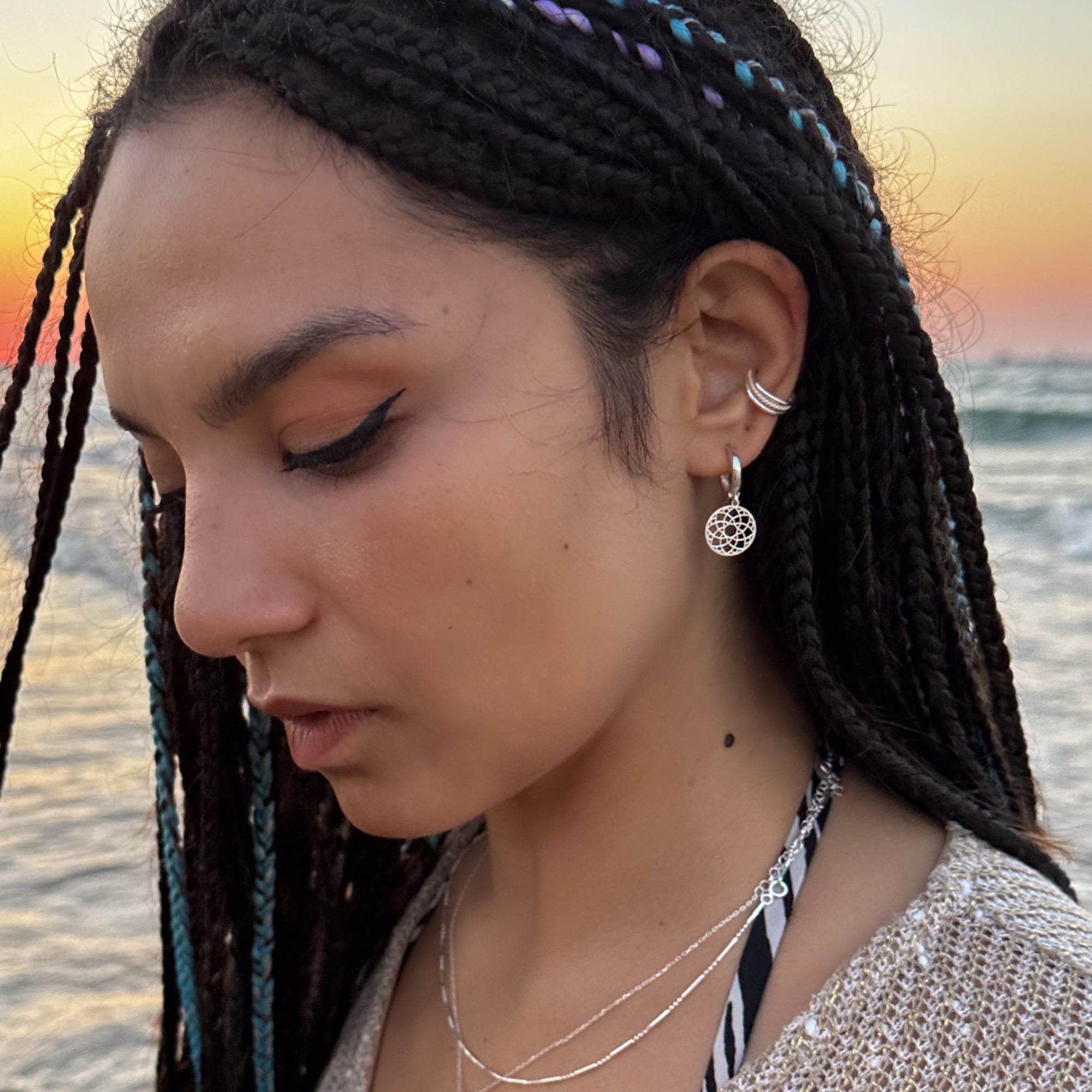 Crown Chakra Küpesi