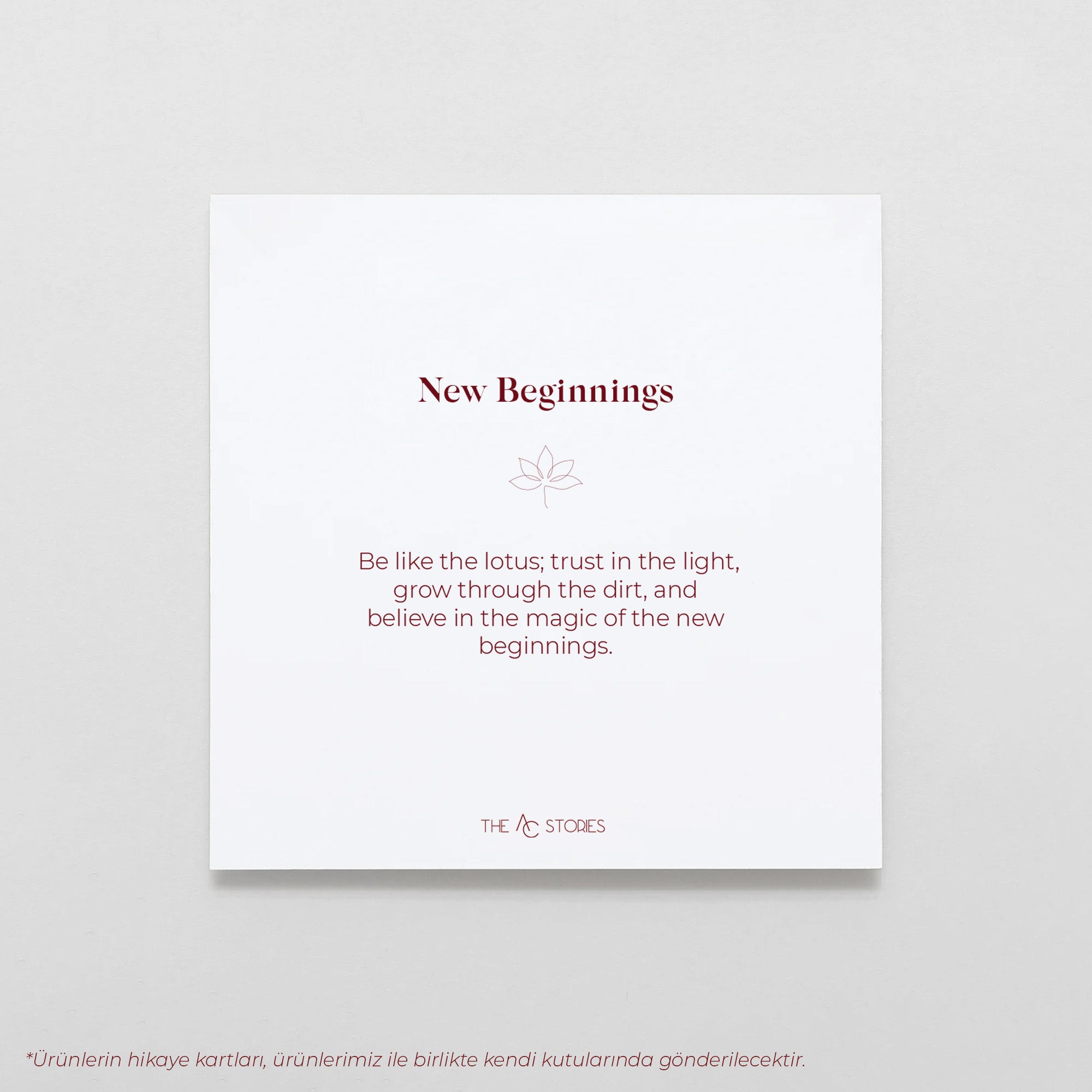 New Beginnings Küpesi