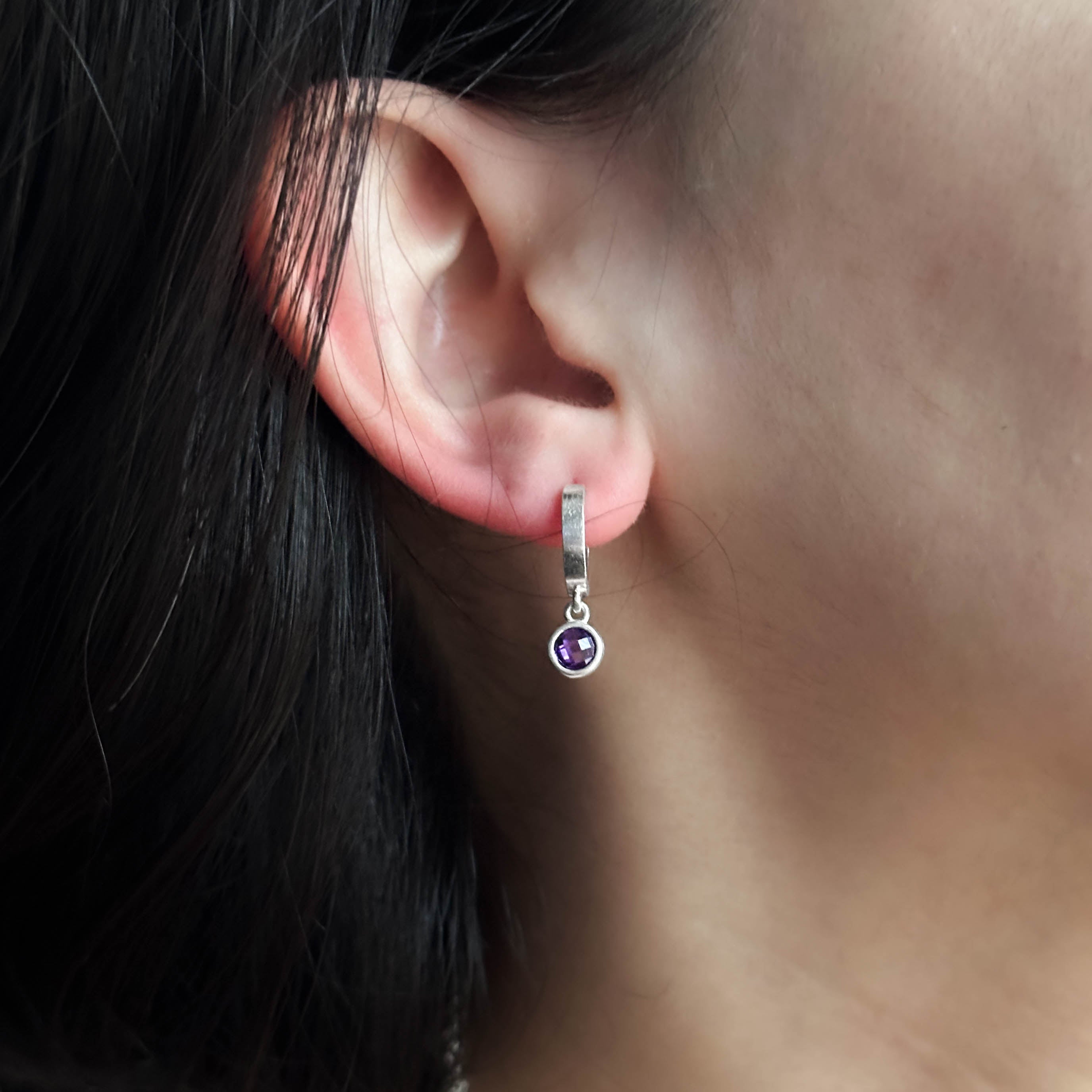 One of A Kind | Ametist Küpesi