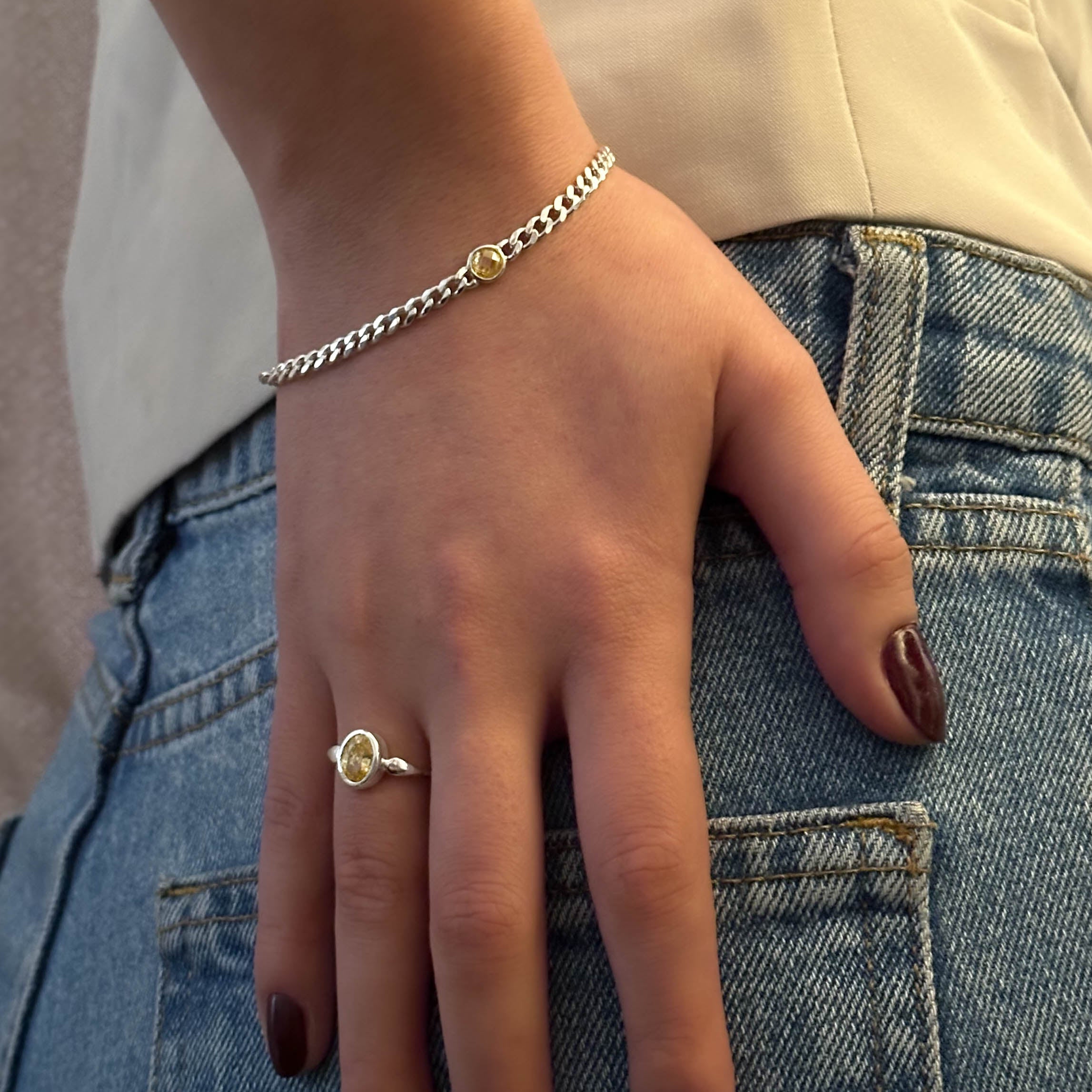 One of A Kind | Sitrin Taşlı Yüzük