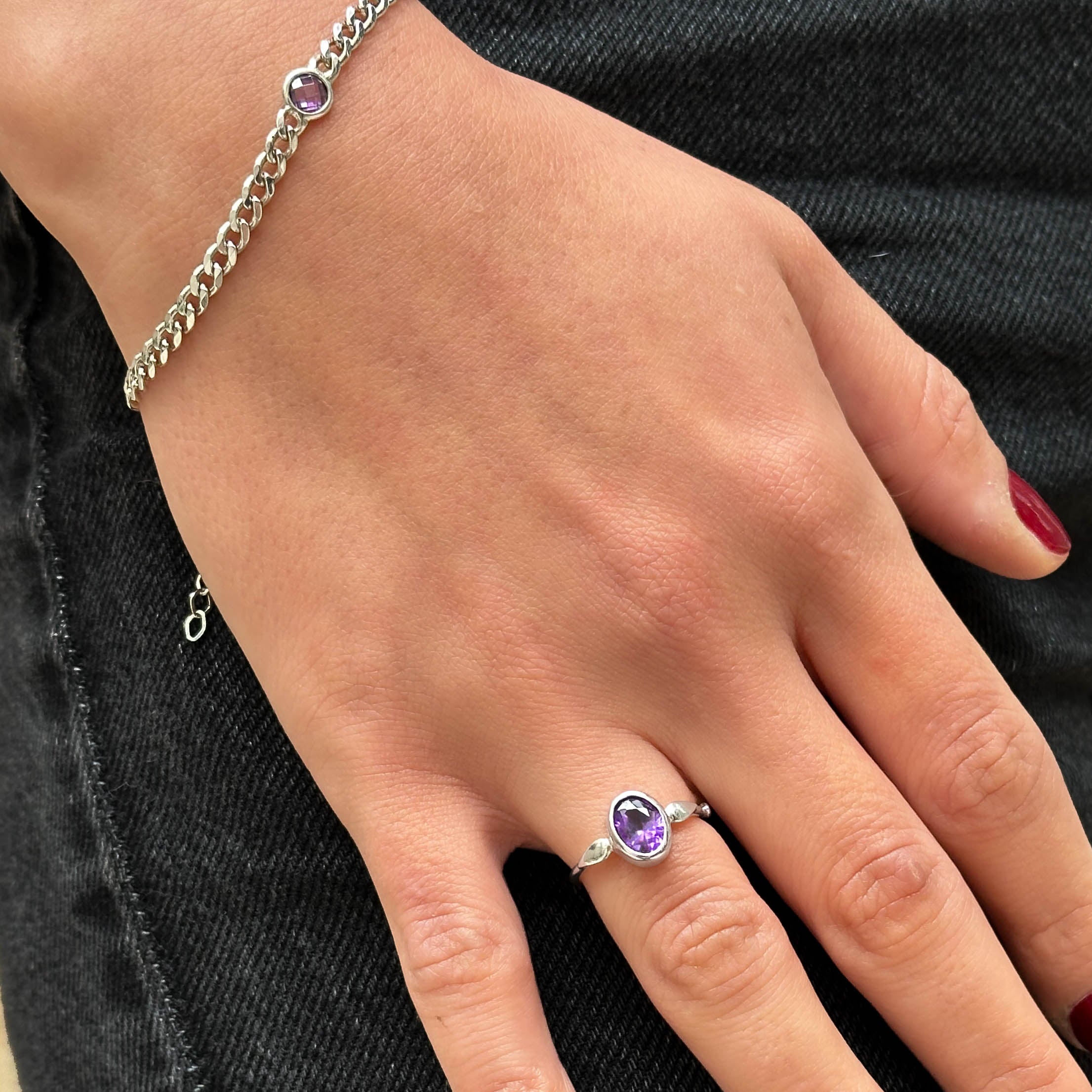 One of A Kind | Ametist Bileklik