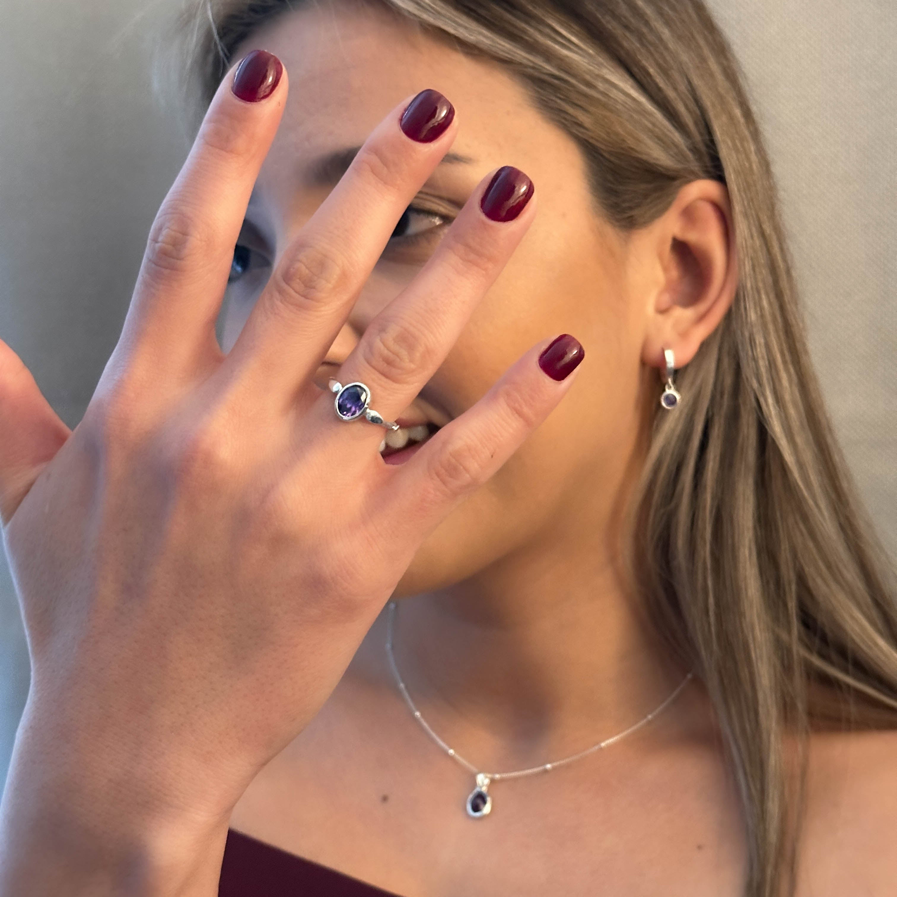 One of A Kind | Ametist Taşlı Yüzük