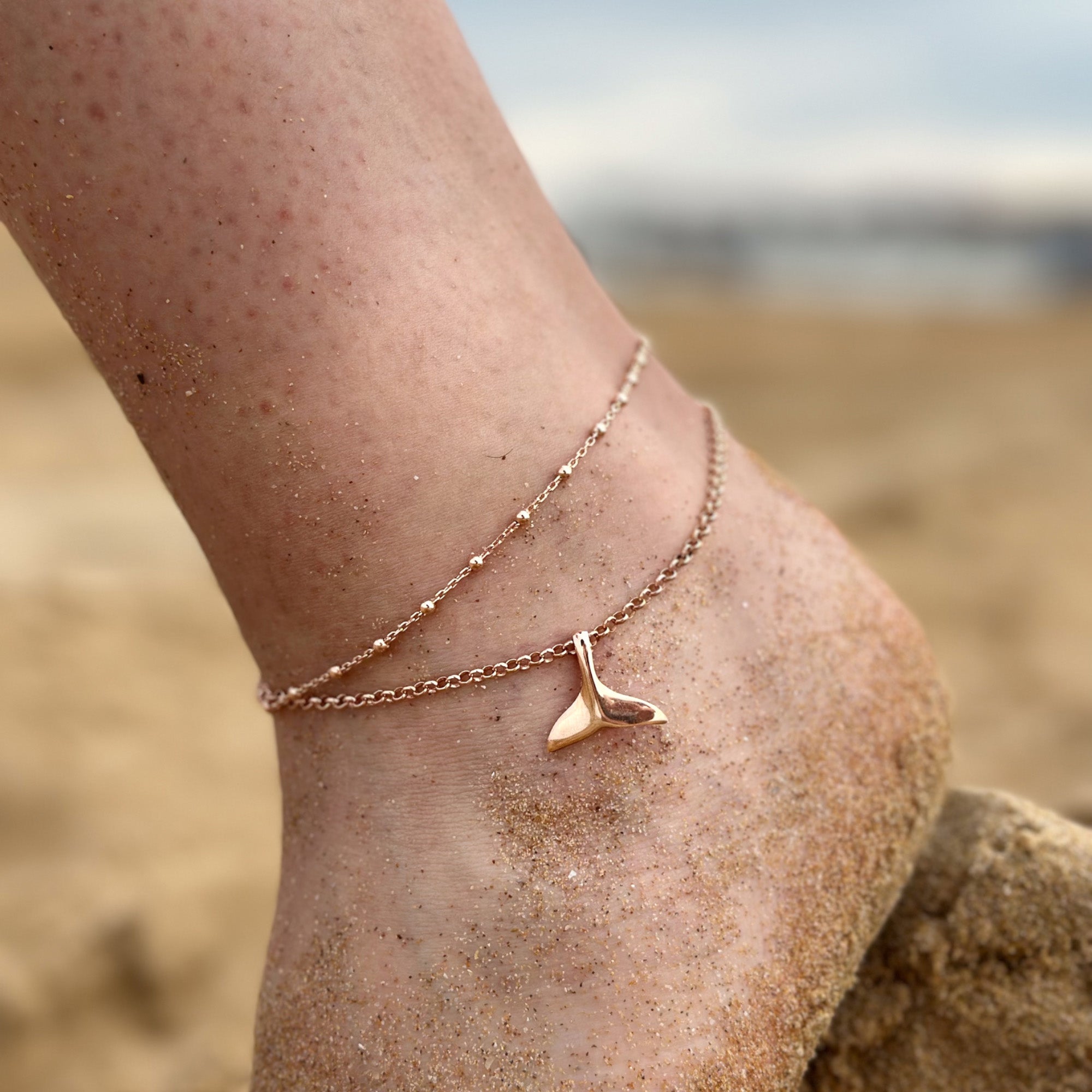 Delicate anklet on sale